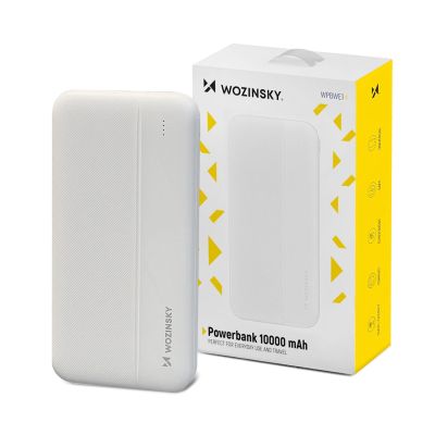 6. Wozinsky Powerbank Li-Po 10000mAh 2 x USB weiß (WPBWE1)