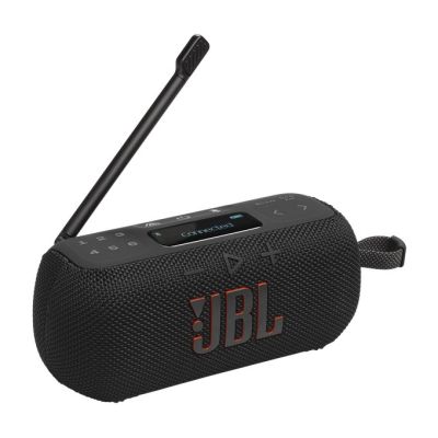 JBL TUNER 3 Lautsprecher (schwarz, kabellos, mit FM- und DAB+-Radio)