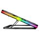 5. Rampage GLACIERS50 Gaming-Kühlpad für 14-17"-Laptops, 2600 U/min, Schwarz