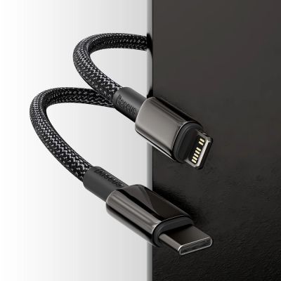 10. Baseus CATLWJ-A01 Lightning – USB-C PD 20 W 480 Mbit/s 2 m Kabel – Schwarz
