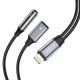Tech-Protect UltraBoost Lightning (männlich) / 3,5-mm-Miniklinke (weiblich) – Lightning Kabel (weiblich) – Schwarz