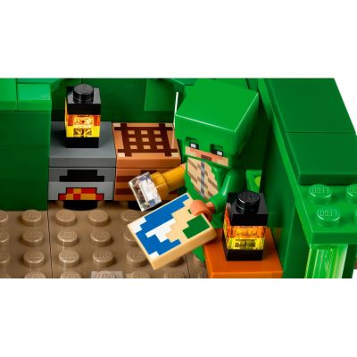 7. LEGO Minecraft 21254 Turtle Beach Haus
