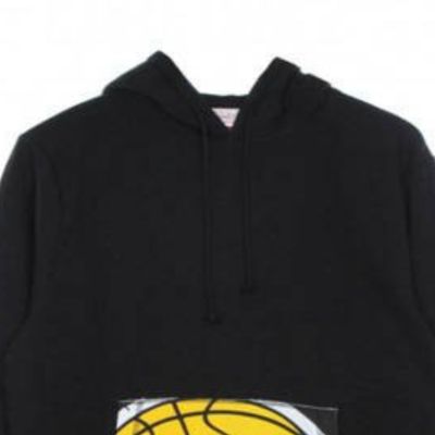 2. Mitchell & Ness NBA Cropped Logo Los Angeles Lakers Hoodie Schwarz