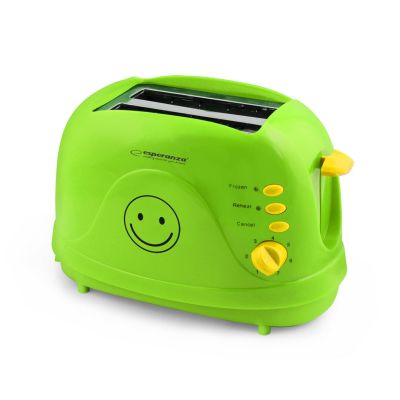 3. Esperanza SMILEY EKT003 Toaster (750W; grün)