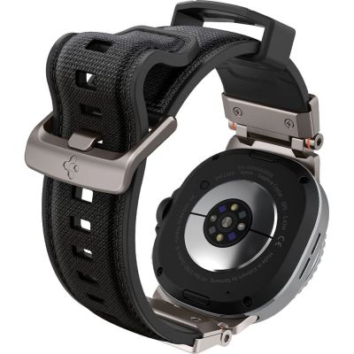 3. Spigen DuraPro Armor Armband für Samsung Galaxy Watch 40/44/46 mm – Schwarz
