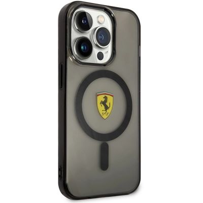 4. Ferrari FEHMP14XURKK iPhone 14 Pro Max 6,7" schwarz/schwarz Hardcase Translucent Magsafe