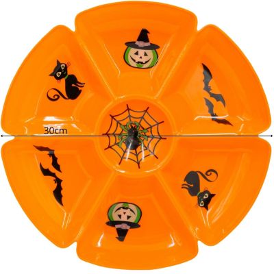 4. Halloween-Snackschale, Durchmesser 30 cm