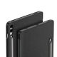 7. Dux Ducis Domo Öko-Lederhülle mit Ständer für Samsung Tab S10+ / S9+ / S9 FE+ – Schwarz