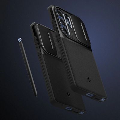 12. Spigen Optik Armor Hülle für Samsung Galaxy S25 Ultra - Schwarz