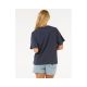 6. RIP CURL Surf Puff Relaxed Tee, marineblau