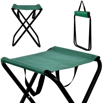 2. Angelstuhl, Camping-Klapphocker mit Griff, Redcliffs Green
