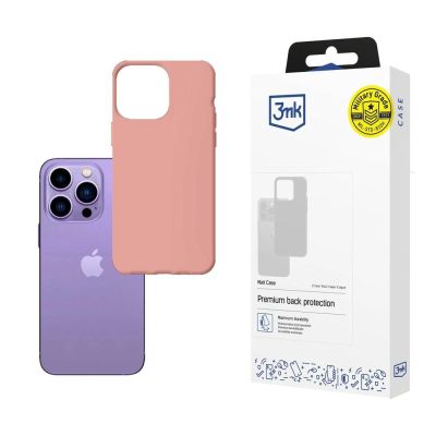 Hülle für iPhone 14 Pro aus der 3mk Matt Case Serie - Pink