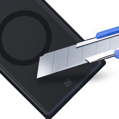 10. 3mk Smoke MagCase Hülle mit MagSafe für Samsung Galaxy S23 Ultra – Durchscheinend