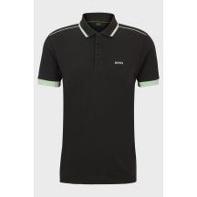 BOSS Paddy 1 Charcoal Regular Fit Herren Poloshirt Schwarz (50512995-016)