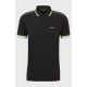 BOSS Paddy 1 Charcoal Regular Fit Herren Poloshirt Schwarz (50512995-016)