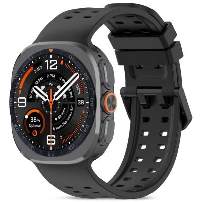 Tech-Protect Silikon-Air-Armband für Samsung Galaxy Watch Ultra 47 mm – Schwarz