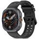 Tech-Protect Silikon-Air-Armband für Samsung Galaxy Watch Ultra 47 mm – Schwarz