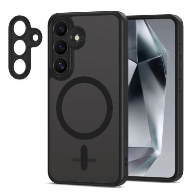 2. Tech-Protect MagCam MagSafe Hülle für Samsung Galaxy S25 – Schwarz