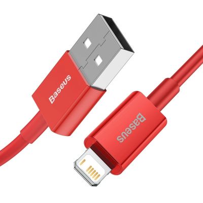 2. Baseus Superior USB - Lightning Kabel 2,4 A 1 m rot (CALYS-A09)