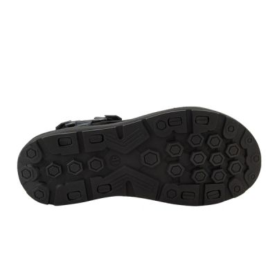 4. Lee Cooper Herrenschuhe Klettverschluss-Sandalen für den Sommerstrand, hellblau/schwarz