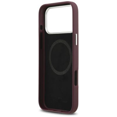 7. BMW -Logo-Metallhülle mit MagSafe-Funktion für iPhone 17 Pro Max – Rot