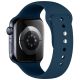 2. Tech-Protect Silikonarmband für Apple Watch 44 / 45 / 46 / 49 mm – Marineblau