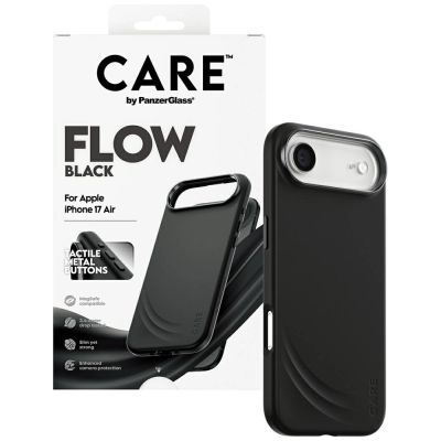 4. CARE by PanzerGlass Feature FLOW MagSafe Case für iPhone Air – Schwarz