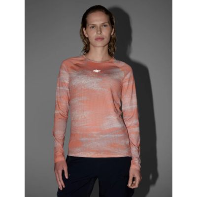 2. Schnelltrocknendes Damen-Radsport-Longsleeve 4F 4FWSS25TFLOF344-70A
