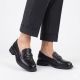 4. Schwarze Damen-Brogues aus Leder, Vinceza 39991