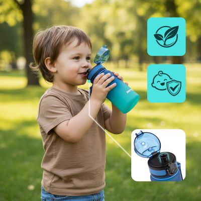 7. Meteor Flasche 350 ml 17657 Blau/Türkis