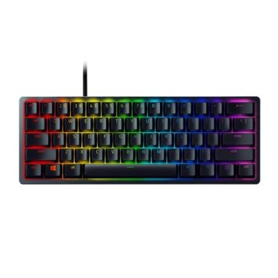 6. Razer Huntsman Mini-Tastatur Gaming USB QWERTY Amerikanisches/Internationales Layout Schwarz