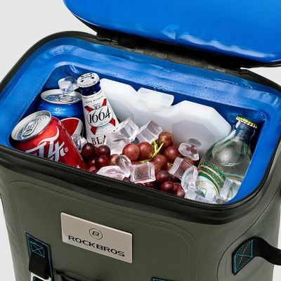 6. Rockbros Thermo-Rucksack mit Isolierung 20l - Grün