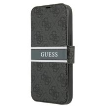 Guess GUBKP13L4GDGR iPhone 13 Pro / 13 6,1" grau/graues Buch 4G Stripe