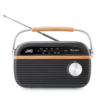 2. JVC Tragbares Radio RA-E215G Grau