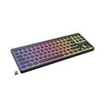 GENESIS Thor 430 TKL Kabellose Gaming-Tastatur USB + RF + Bluetooth QWERTZ US Englisch Schwarz