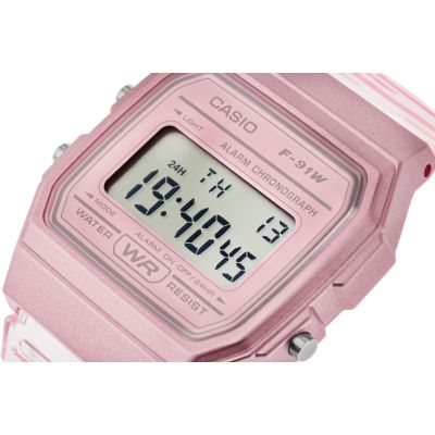 4. CASIO F-91WS-4EF Damenuhr