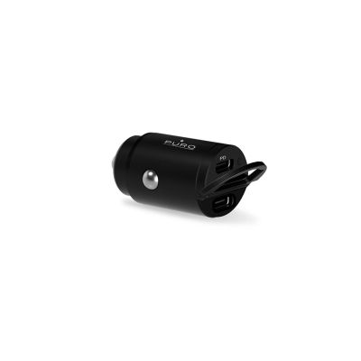 2. Puro Mini 30W Power Delivery 2 x USB-C Autoladegerät – Schwarz