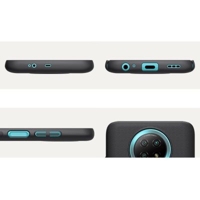 12. Nillkin Super Frosted Shield verstärkte Schutzhülle für Xiaomi Redmi Note 9T 5G schwarz