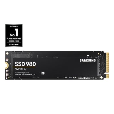 3. Samsung 980 1TB M.2 2280 PCI-E x4 Gen3 NVMe SSD (MZ-V8V1T0BW)