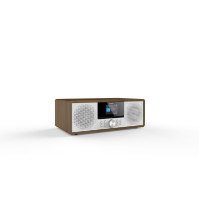 4. Denver MIR-270DW Stereoanlage mit Internetradio, dunkles Holz