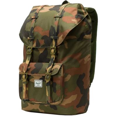 3. Herschel Little America Rucksack 10014-02232 Grün Einheitsgröße