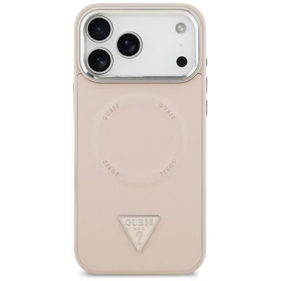 3. Guess Triangle Logo MagSafe Hülle für iPhone 17 Pro - pink
