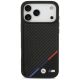 3. BMW M Carbon Tricolor Line MagSafe Case für iPhone 17 Pro Max - Schwarz