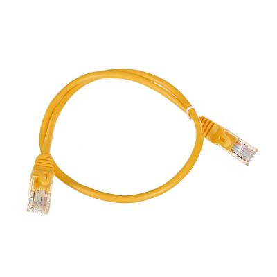 3. Patchkabel UTP A-LAN KKU5ZOL0.5 (RJ45 - RJ45; 0,50 m; UTP; Kat. 5e; gelb)