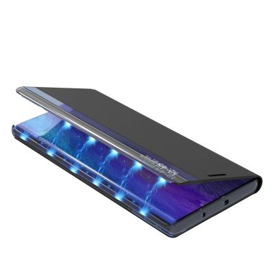 6. Neues Sleep Case Cover mit Standfunktion für Samsung Galaxy A73 schwarz