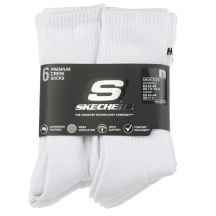 Skechers 6er-Pack Core Crew LG Socken S118220-WHT Weiß 43-46