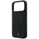 6. Mercedes Leder 3D MagSafe Hülle für iPhone 17 Pro - Schwarz