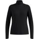 Odlo ESSENTIAL WARM FULL ZIP Midlayer Damen-Sweatshirt mit durchgehendem Reißverschluss, schwarz, XL