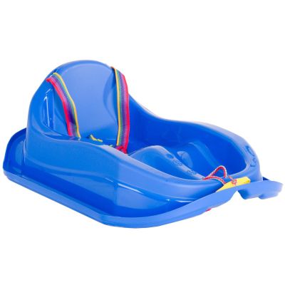7. Kunststoffschlitten MINI BOBEK, blau