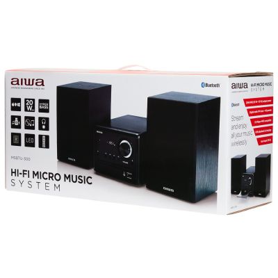 7. AIWA Mikro-Stereoanlage MSBTU-300 BT/MP3/CD/USB/FM